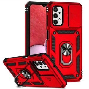 CLEARANCE‼️iphone 14 Promax Ring Holder Stand Anti-drop Phone Case/ Red Color